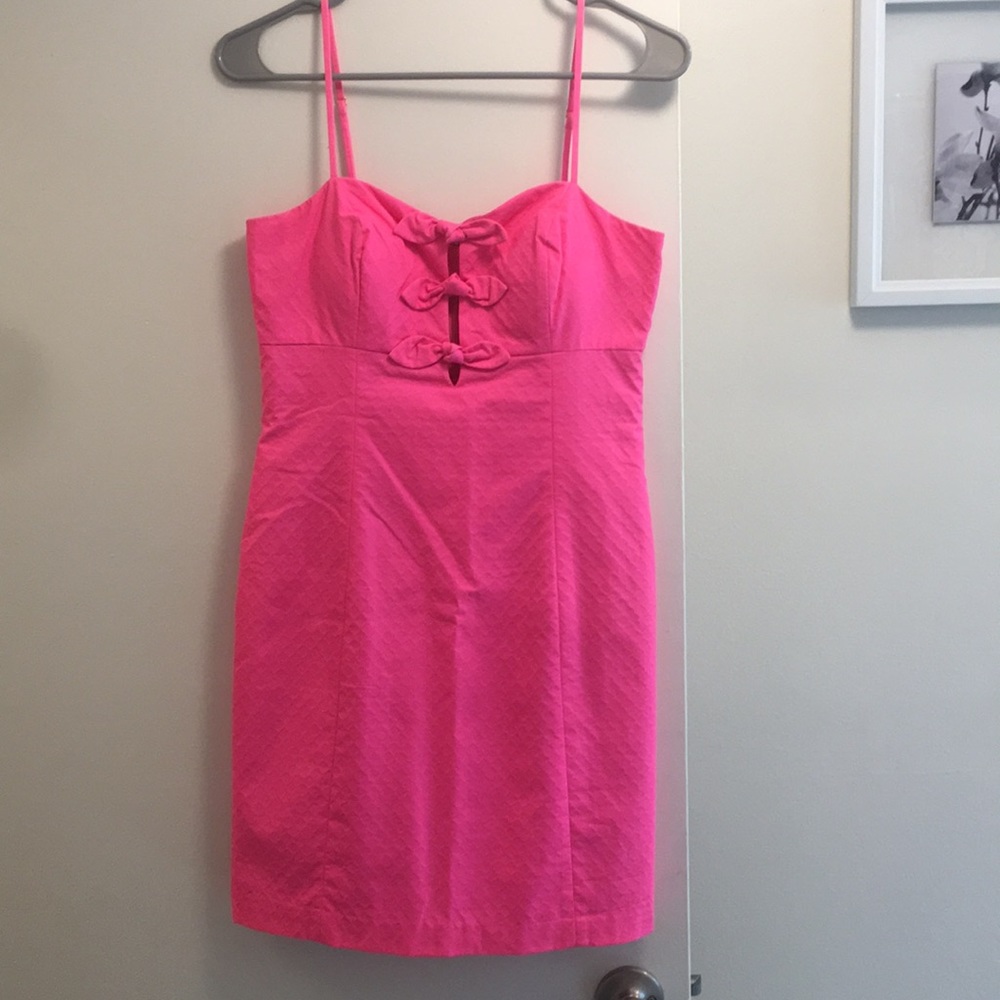 Hot pink Lily Pulitzer mini dress